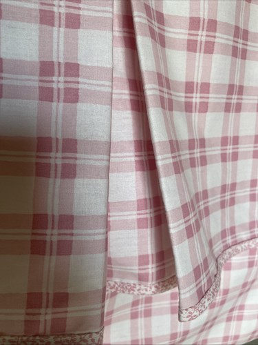 Vtg laura ashley pink plaid - laura,